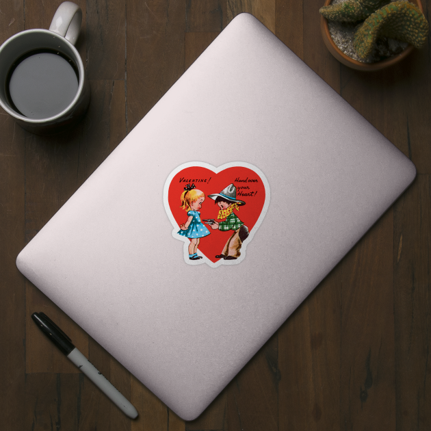 Retro Valentine's Day Heart by MasterpieceCafe